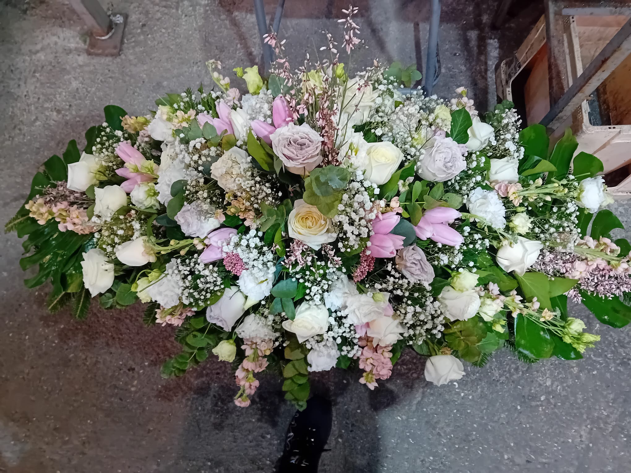 Aranžman za lijes crveno