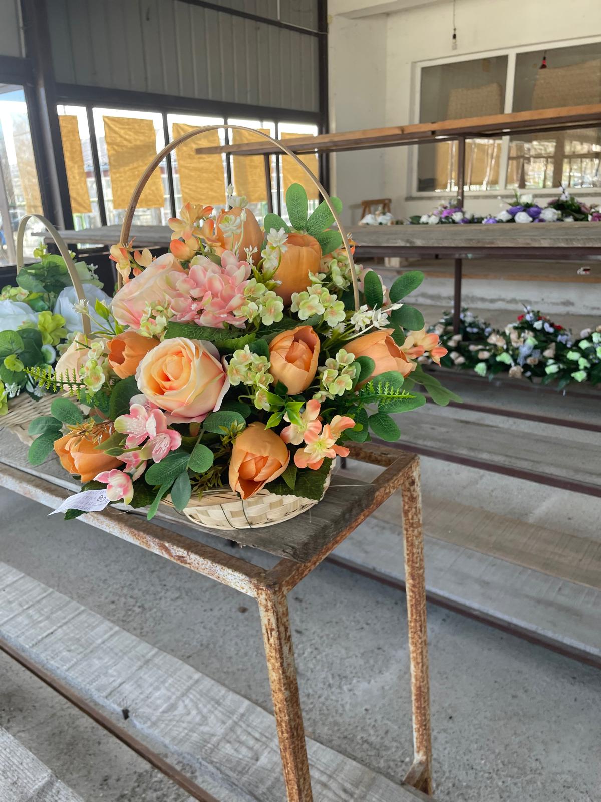 Aranžman za lijes rozo