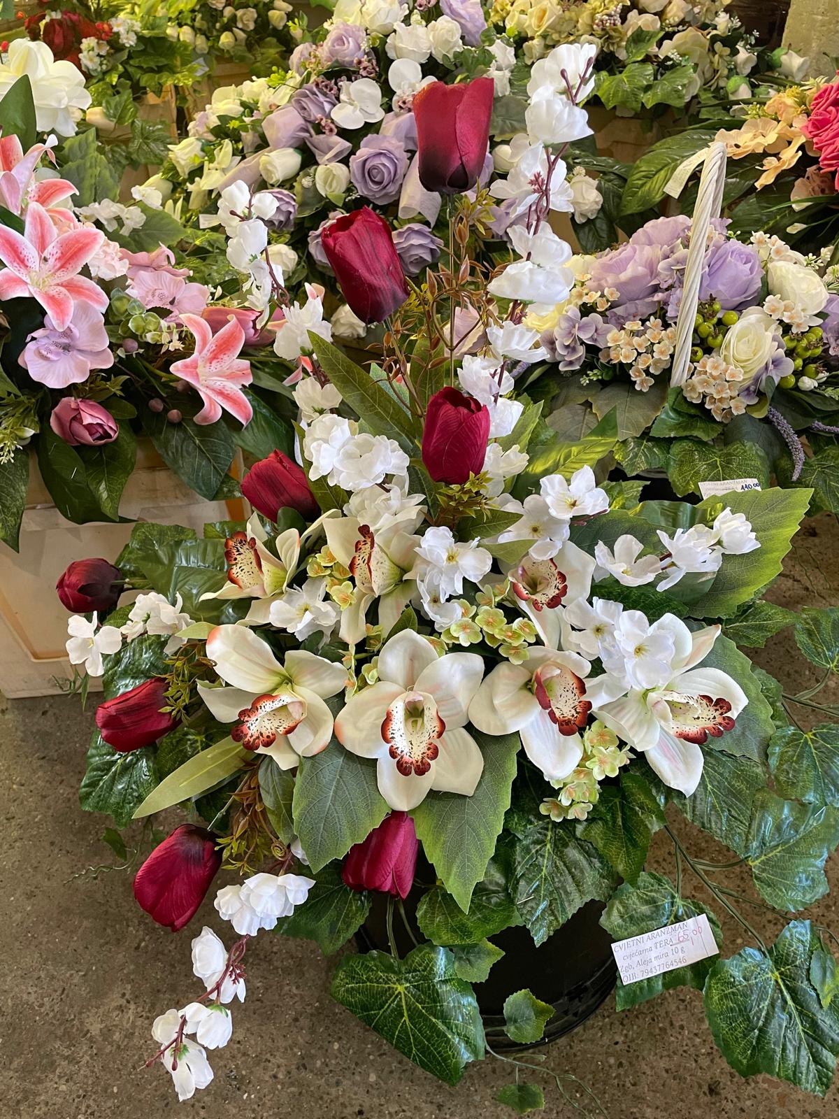 Trajni vijenac od svilenog cvijeća — Tera cvjećarna